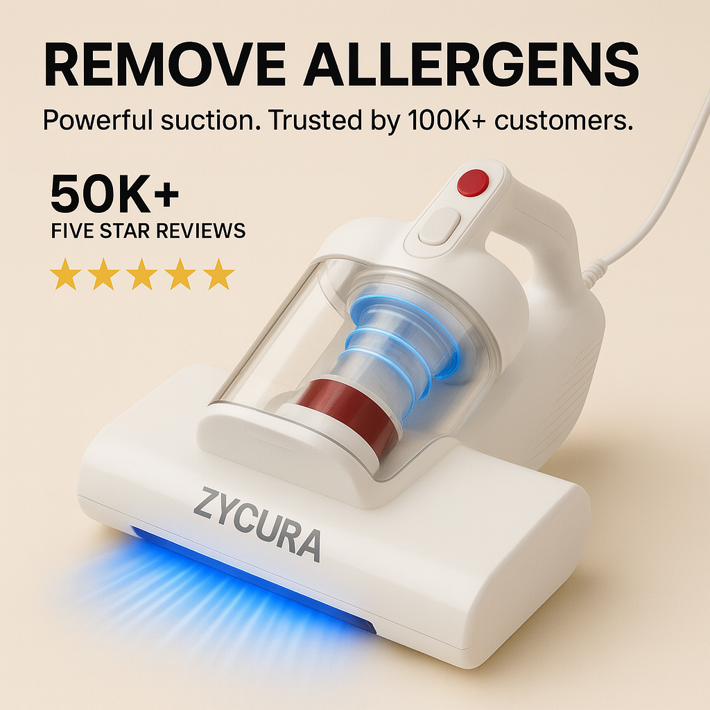 Zycura Mattress Vacuum – UV-C, 600W, 16 kPa