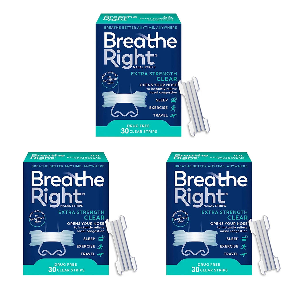 Clear Breathing Nasal Strips